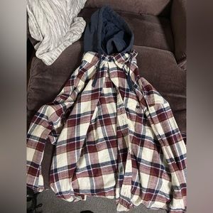 American Eagle Flannel w/hood